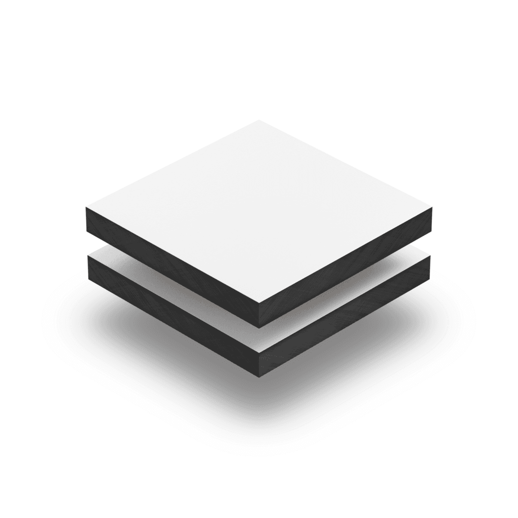 HPL blanco liso RAL9016