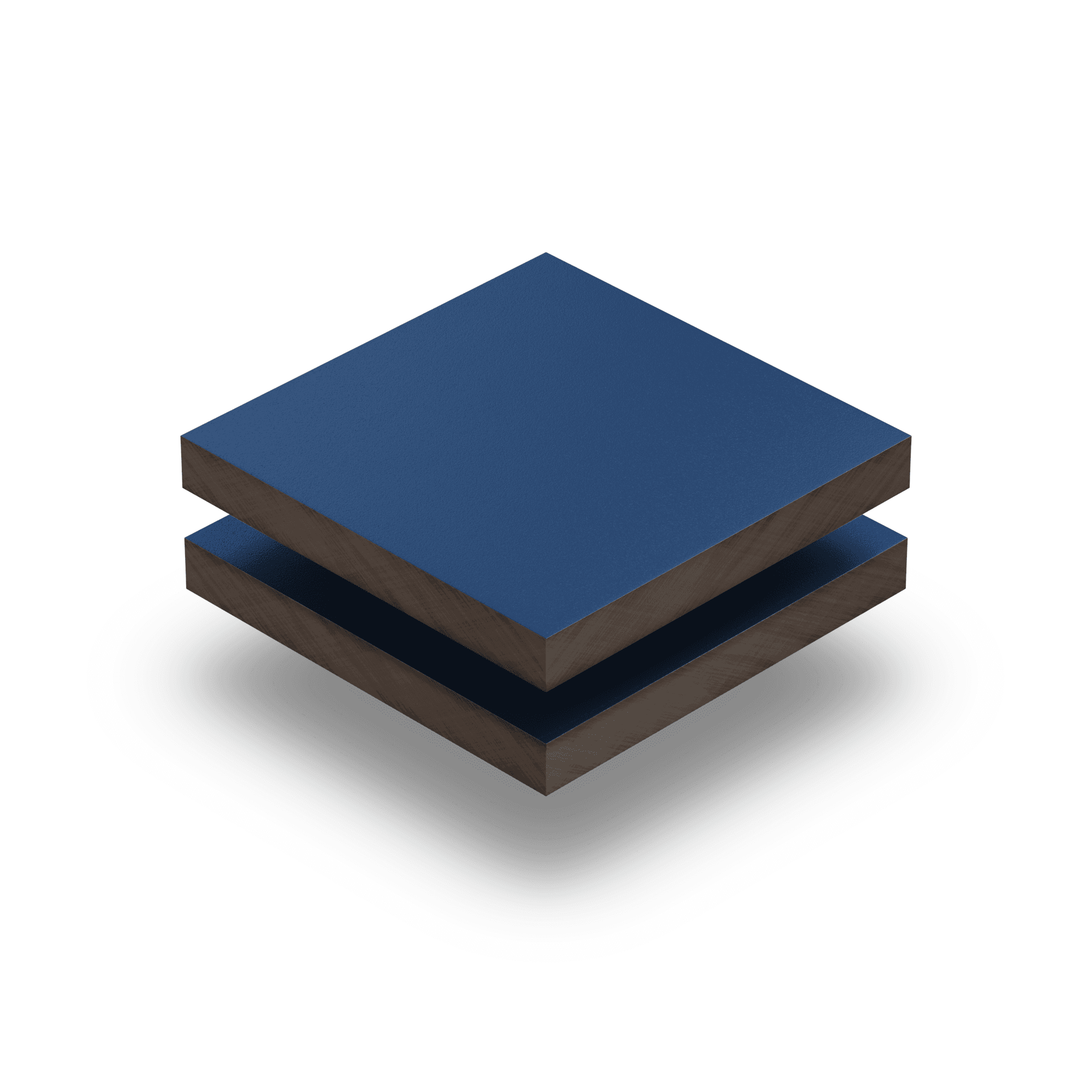 HPL textura azul genciana RAL 5010