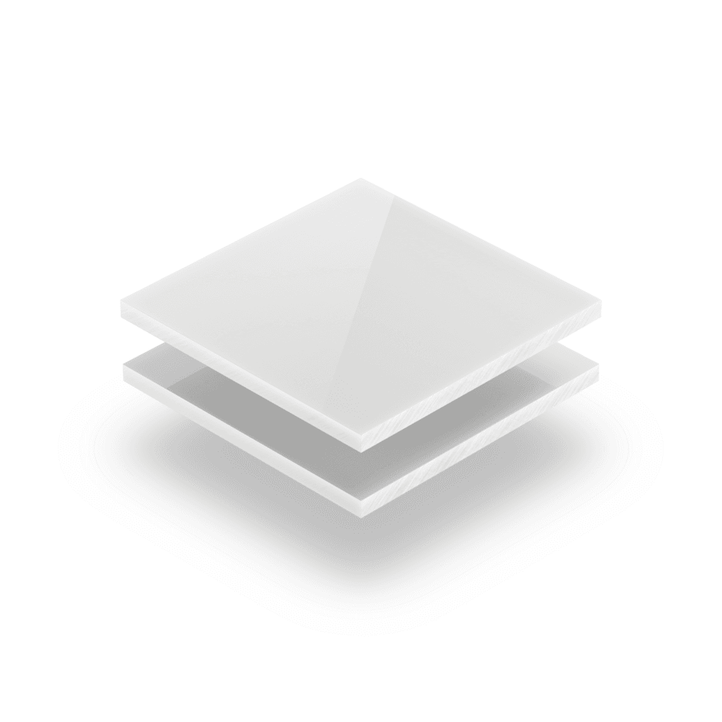 metacrilato blanco sanitario (brillo/brillo) 4 mm