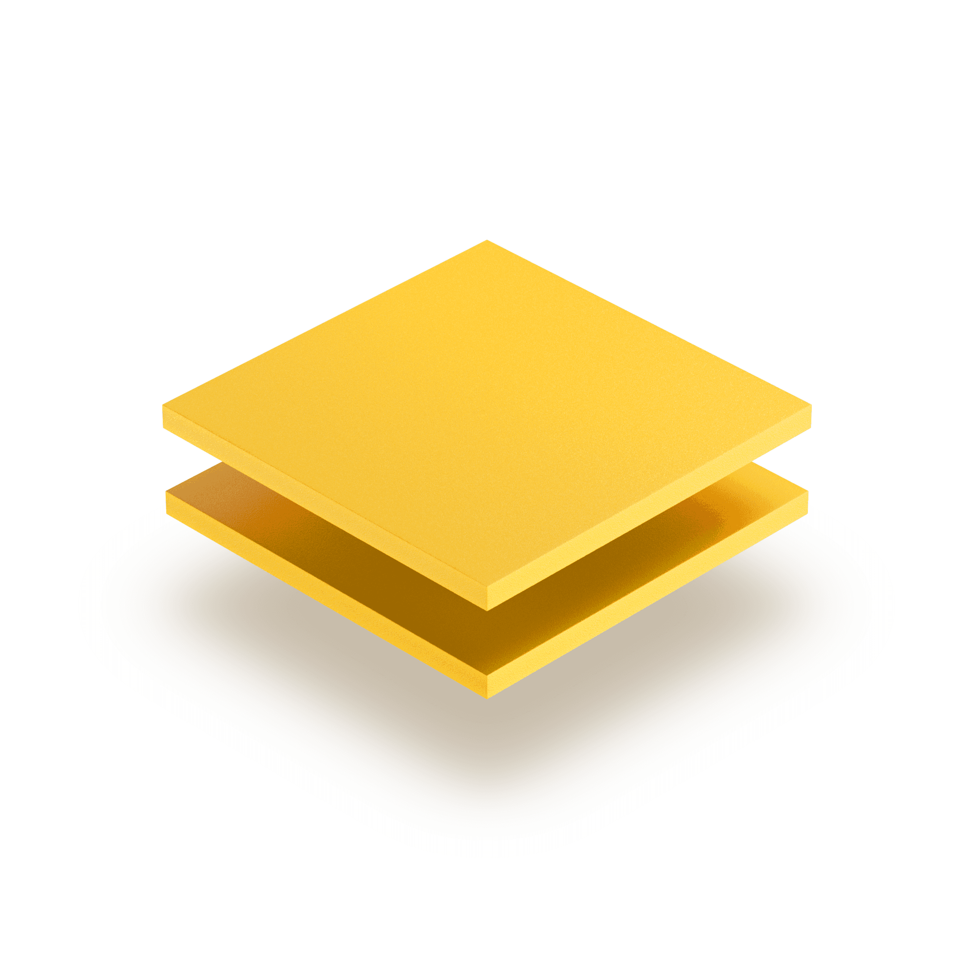 PVC espumado amarillo RAL 1023