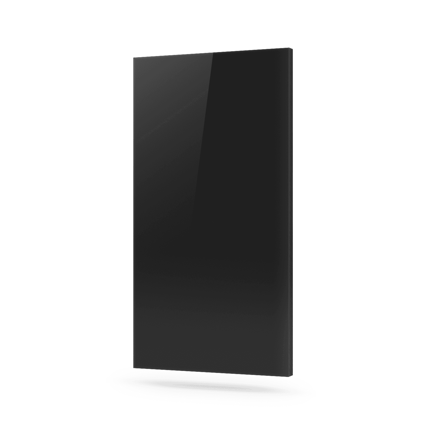 Acrylic Wall Panel Glossy Black 4 mm