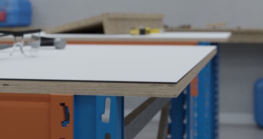 Tablero de plástico para mesa de trabajo | PlanchasdePlástico