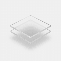 Placas de metacrilato mate hielo