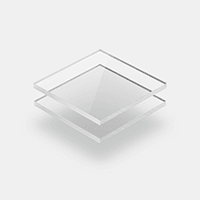 Placas de metacrilato transparente