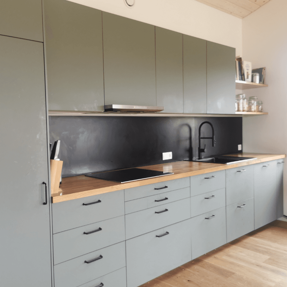 Salpicadero de cocina con paneles HPL