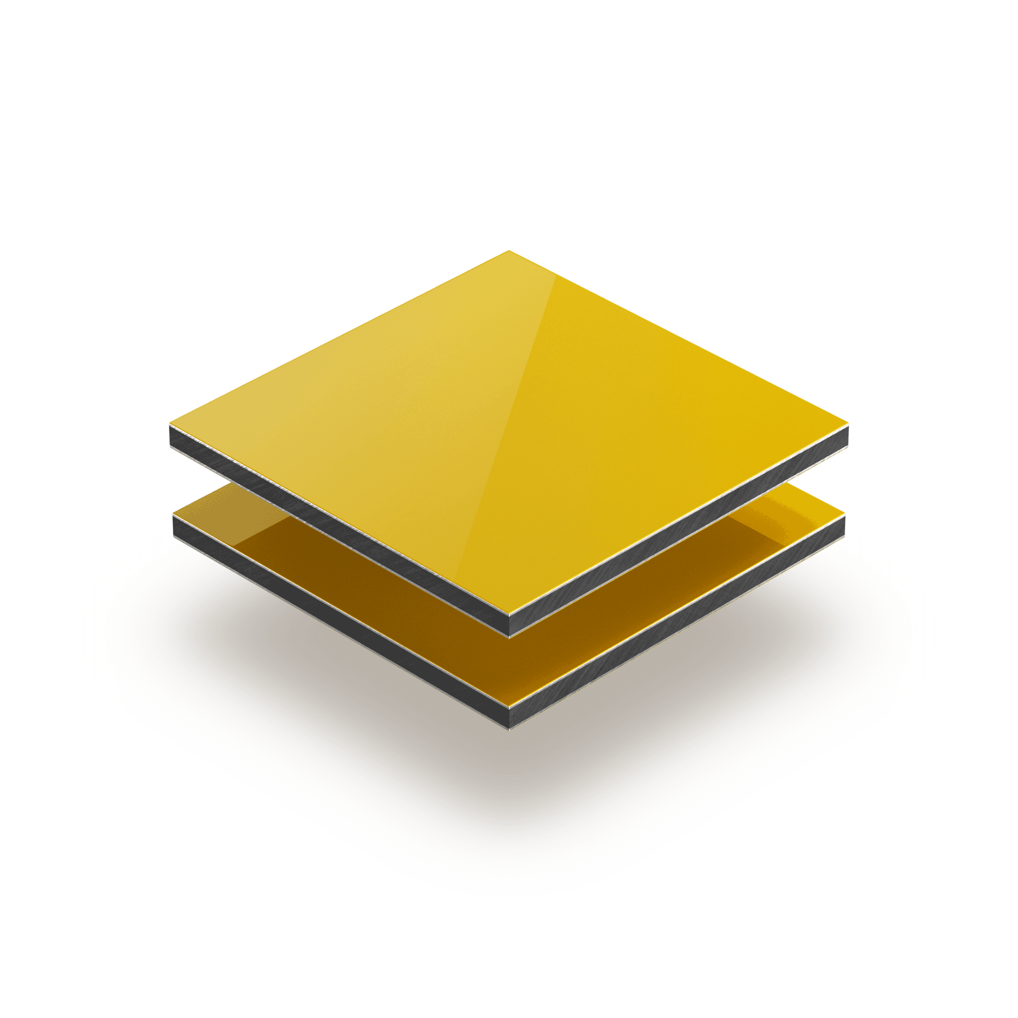 Alupanel amarillo RAL 1023