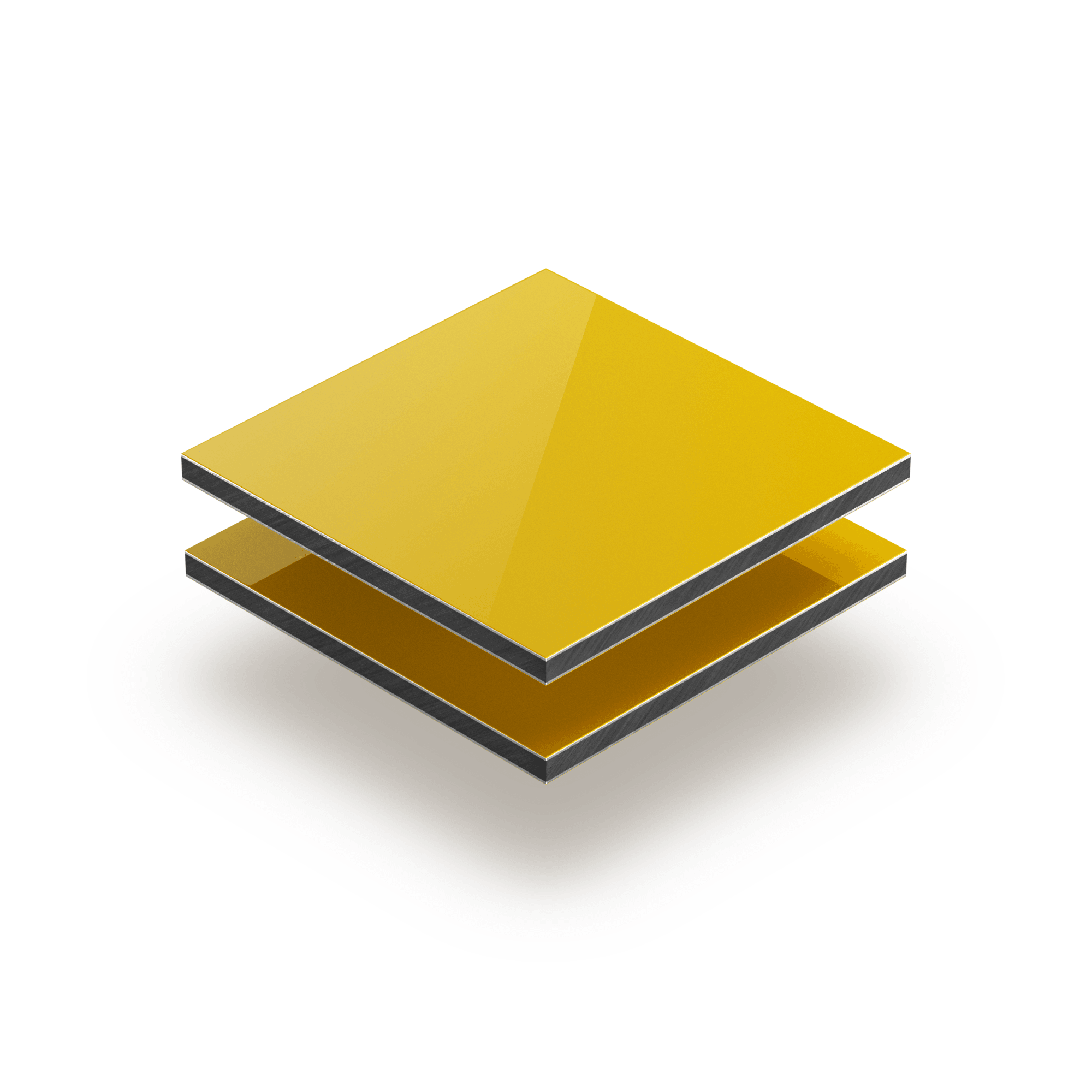 Alupanel amarillo RAL 1023