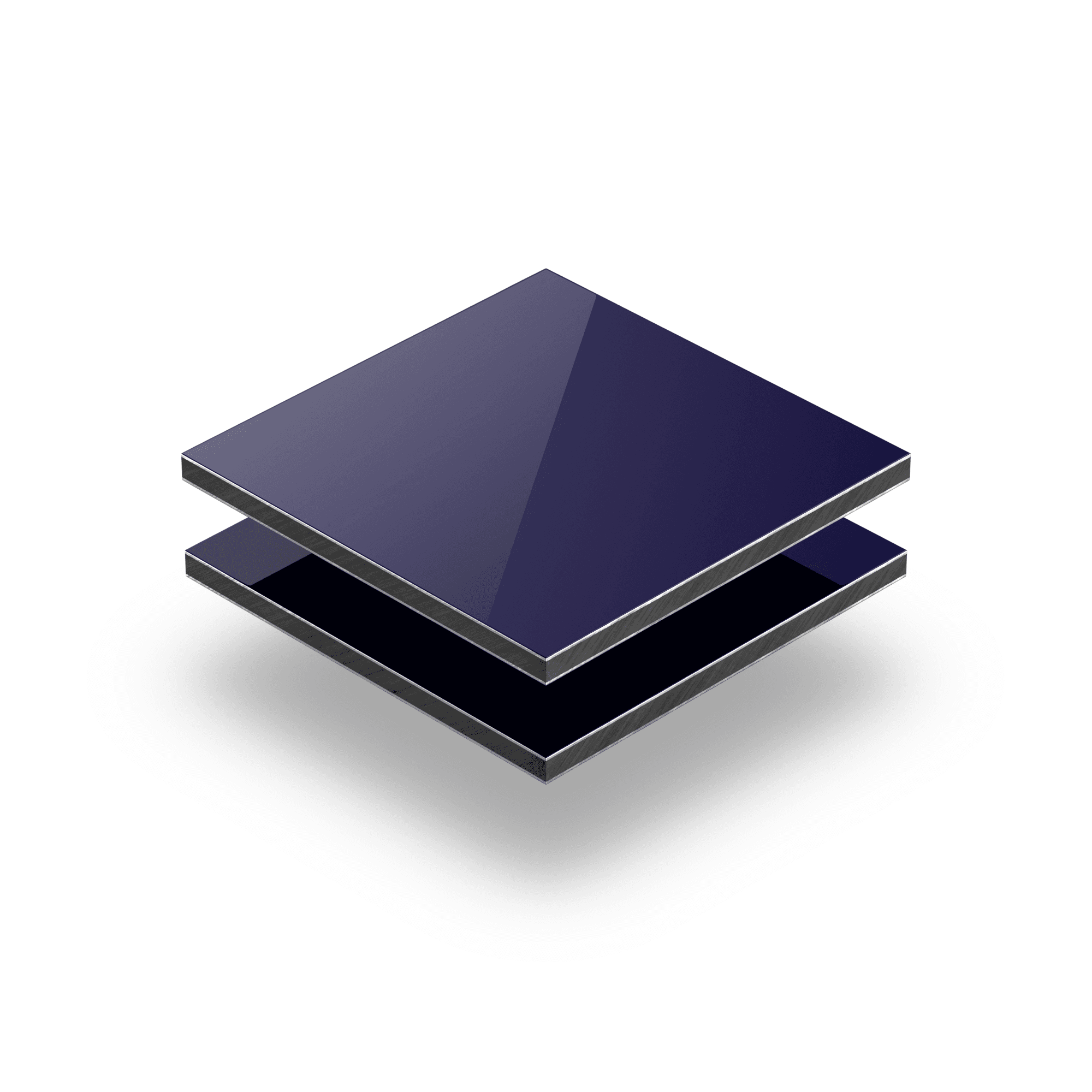 Alupanel azul oscuro RAL 5022