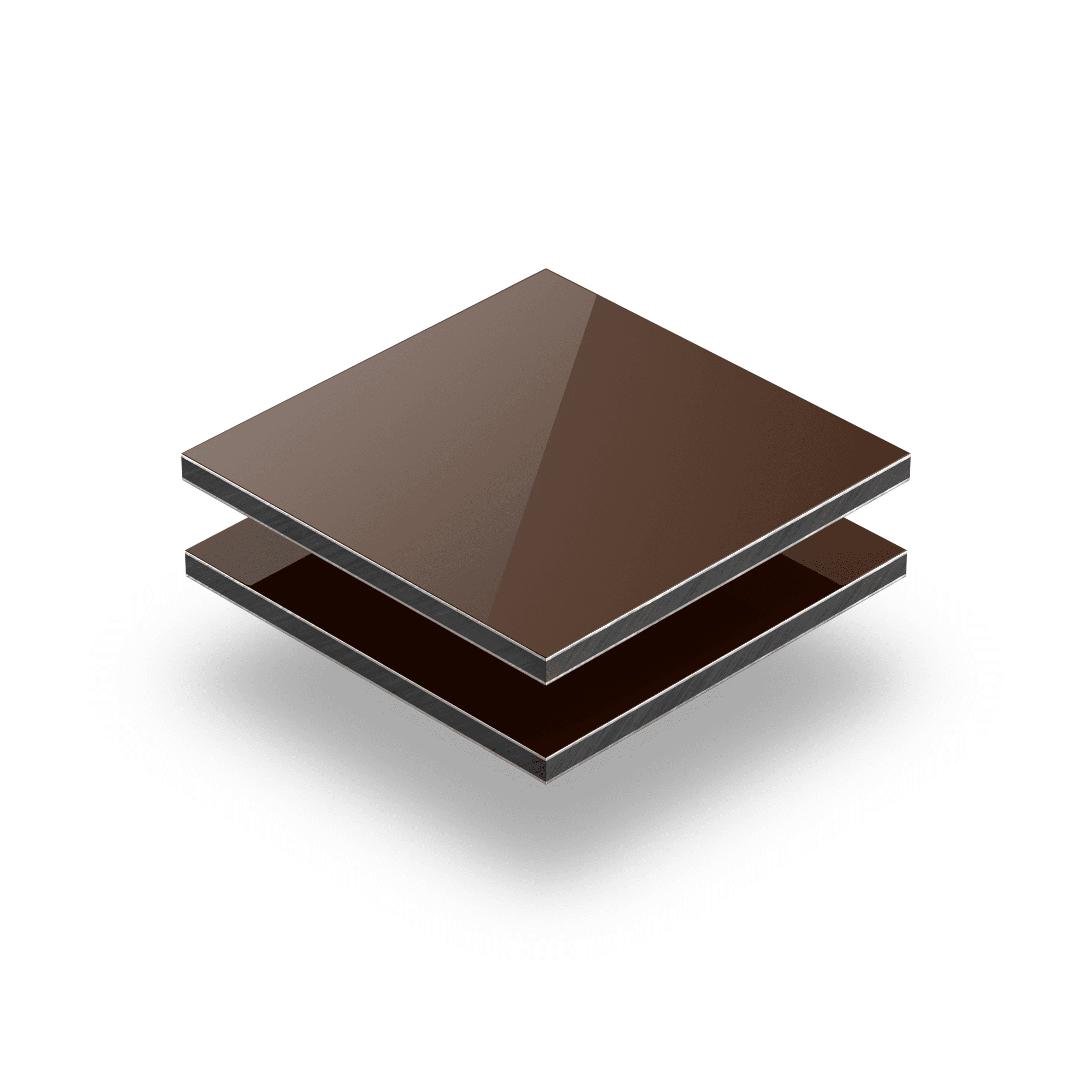 Alupanel marron RAL 8011