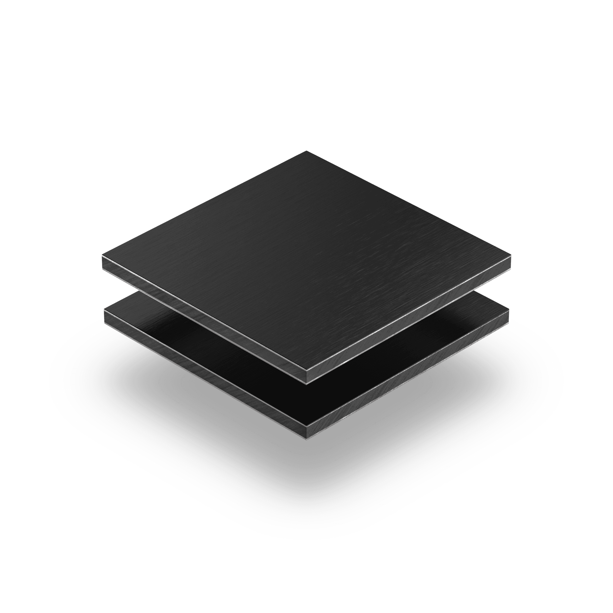Alupanel negro cepillado