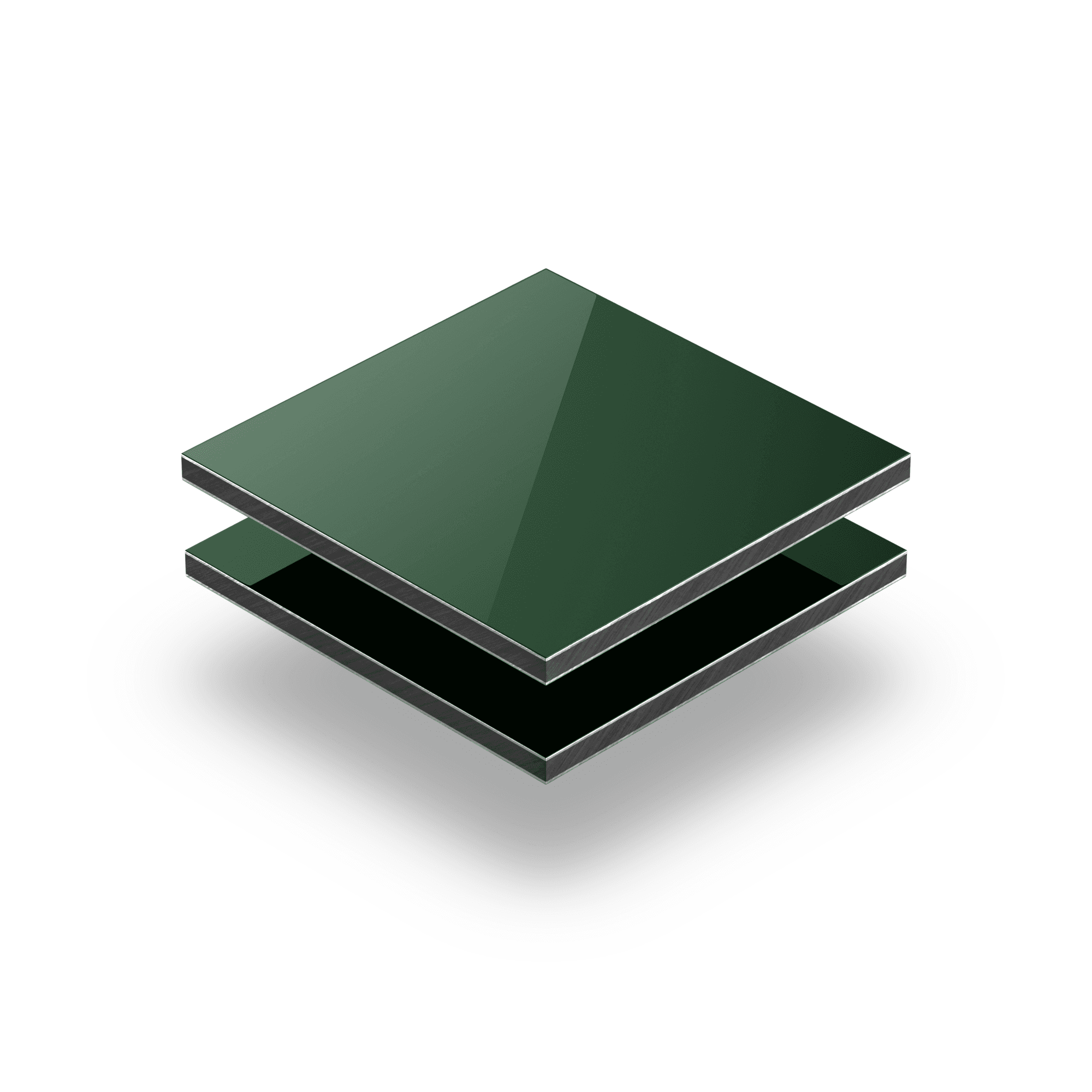 Alupanel verde oscuro RAL 6005