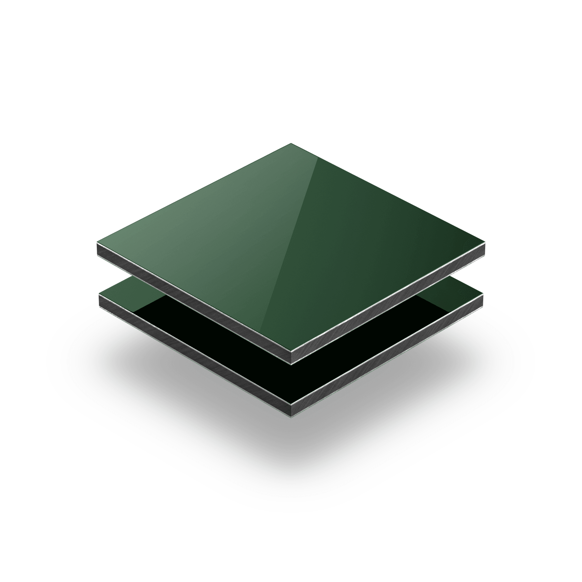 Alupanel verde oscuro RAL 6005