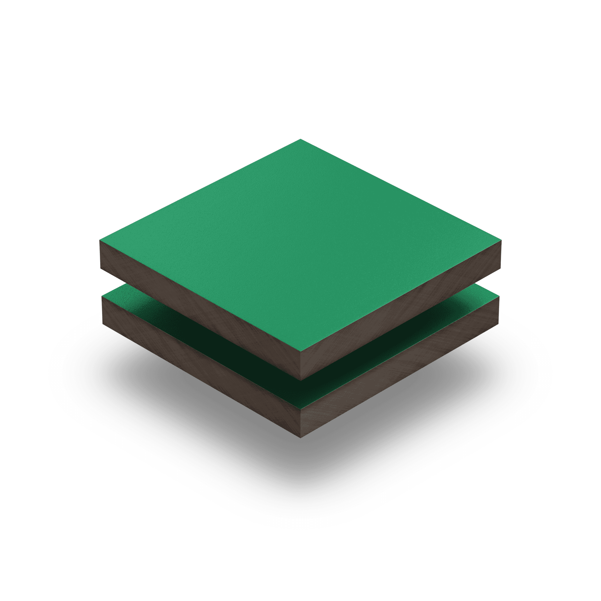 HPL Platte textura 6 mm verde señales RAL 6032