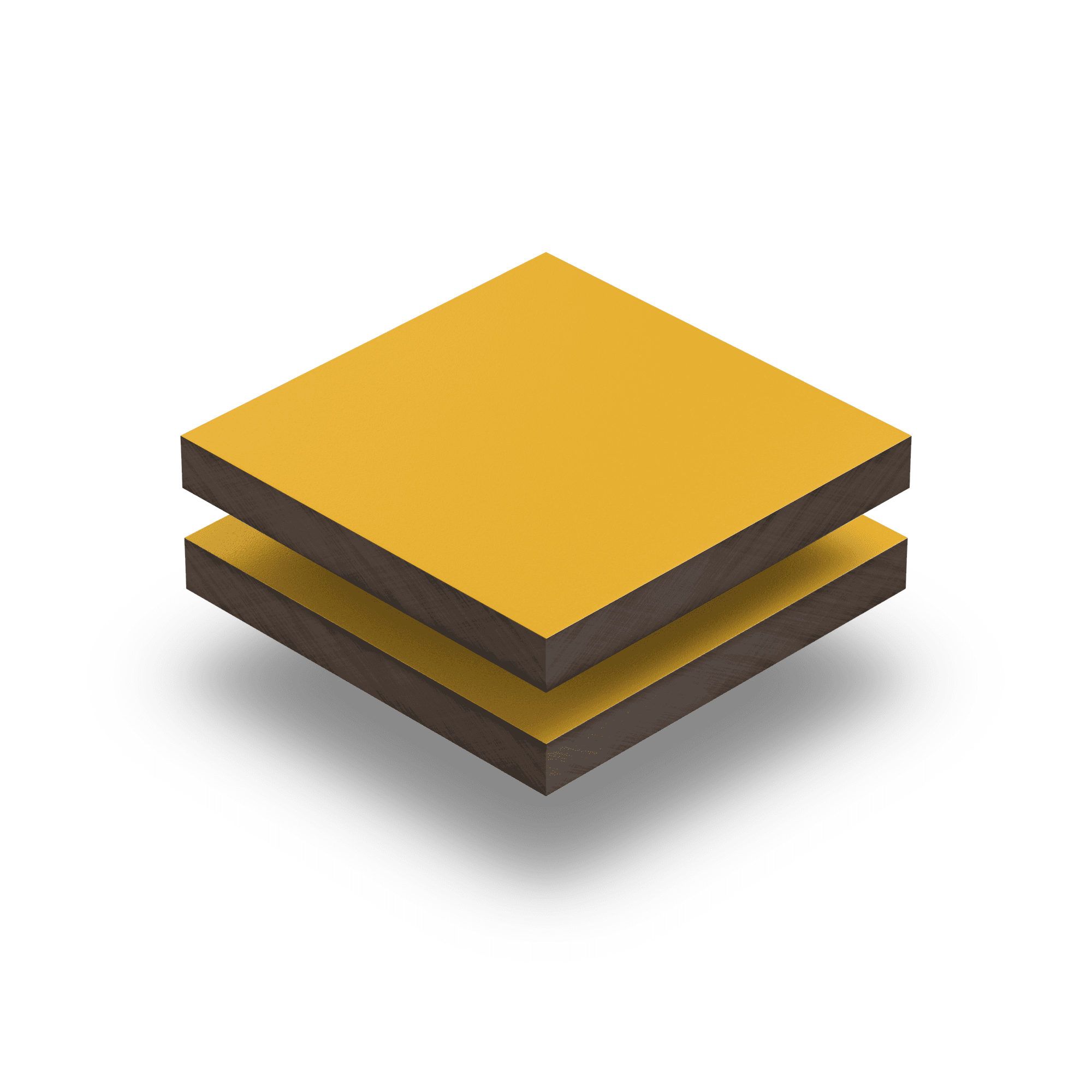 HPL textura amarillo señales RAL 1003