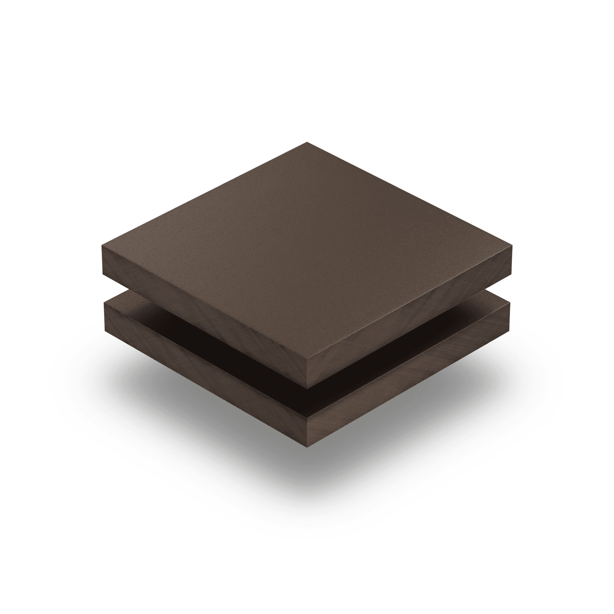 HPL textura marrón chocolate RAL 8017