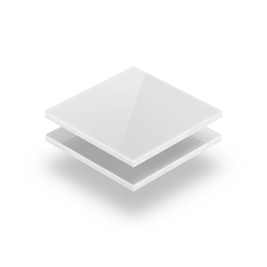 metacrilato blanco sanitario (brillo/brillo) 4 mm