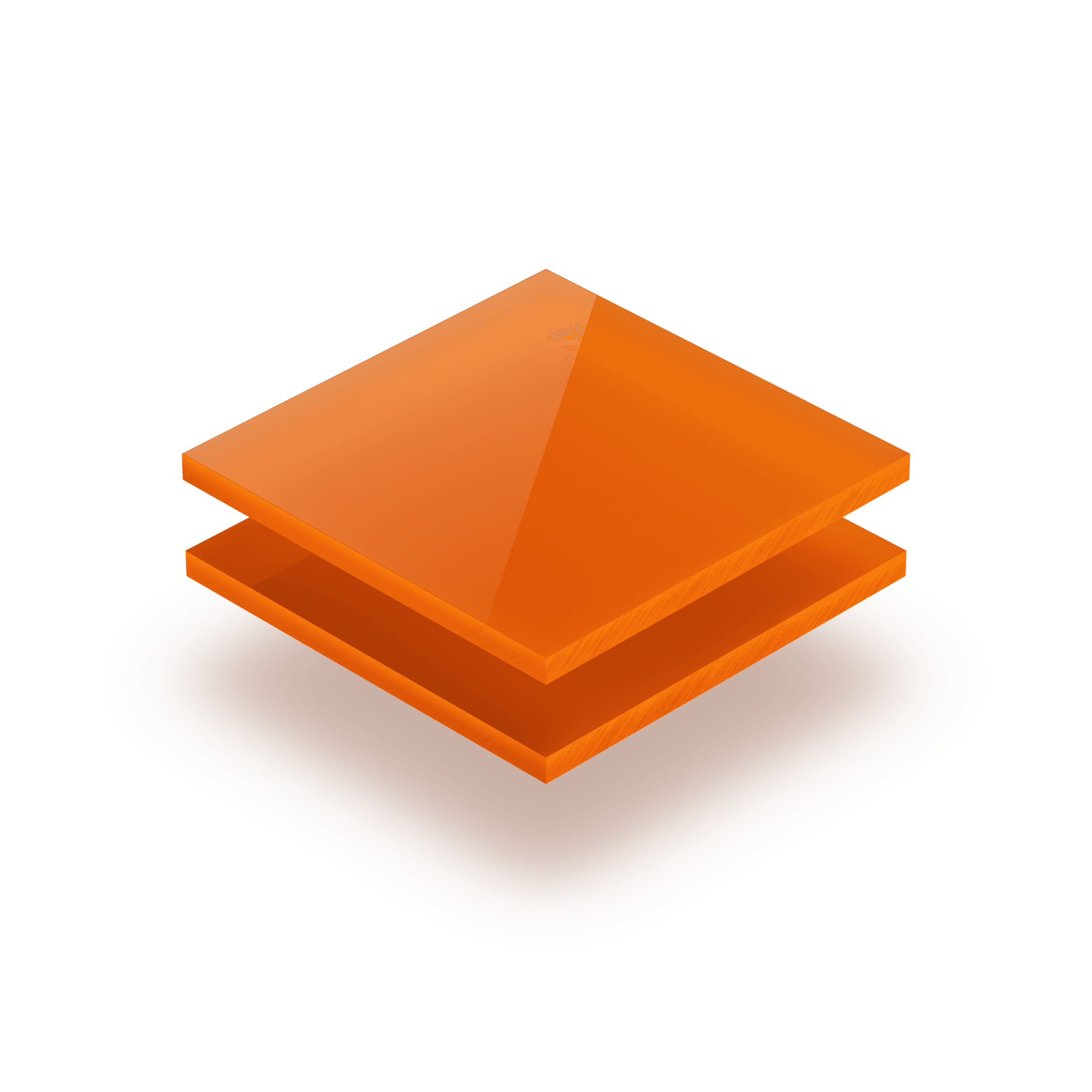 Metacrilato opalino naranja