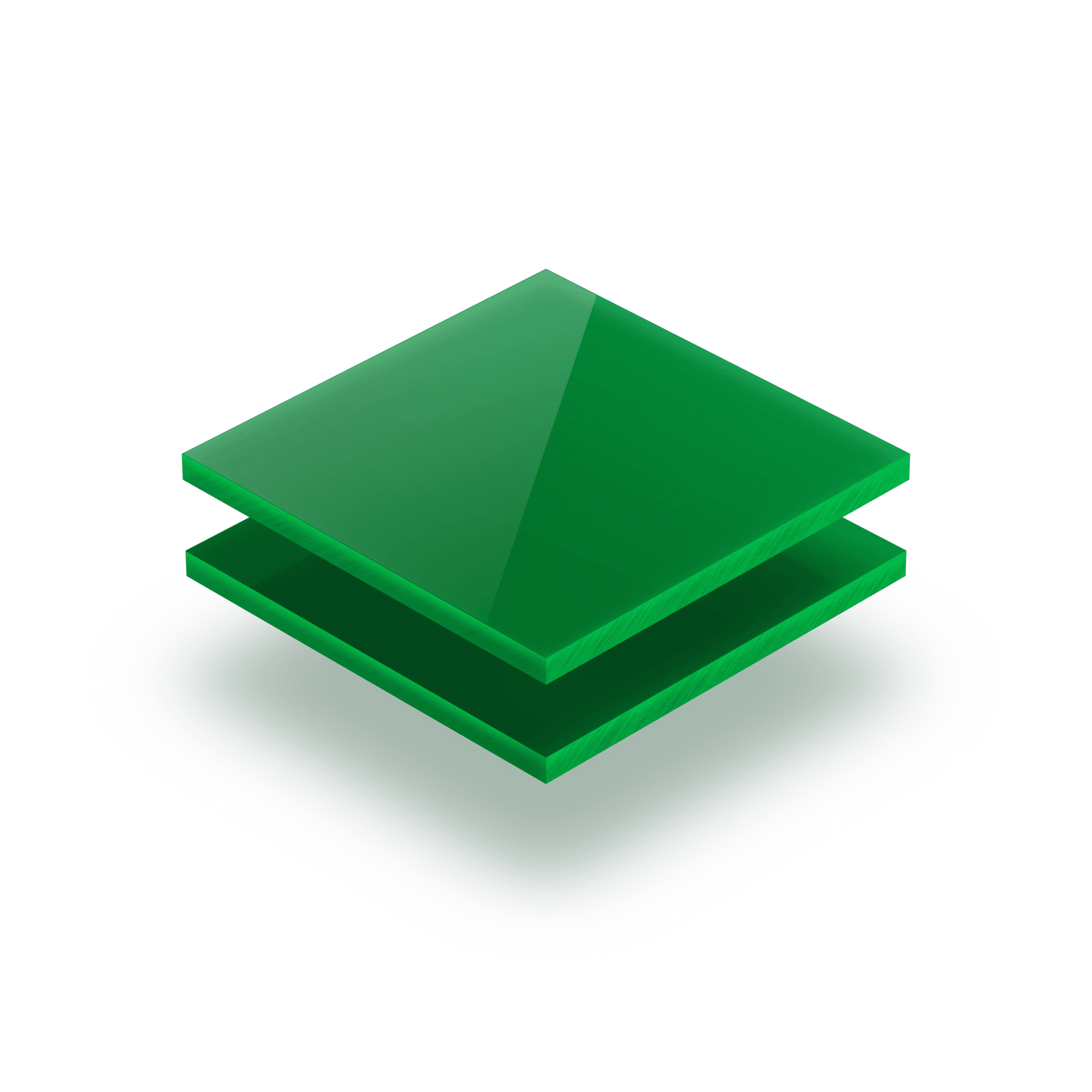 Metacrilato opalino verde