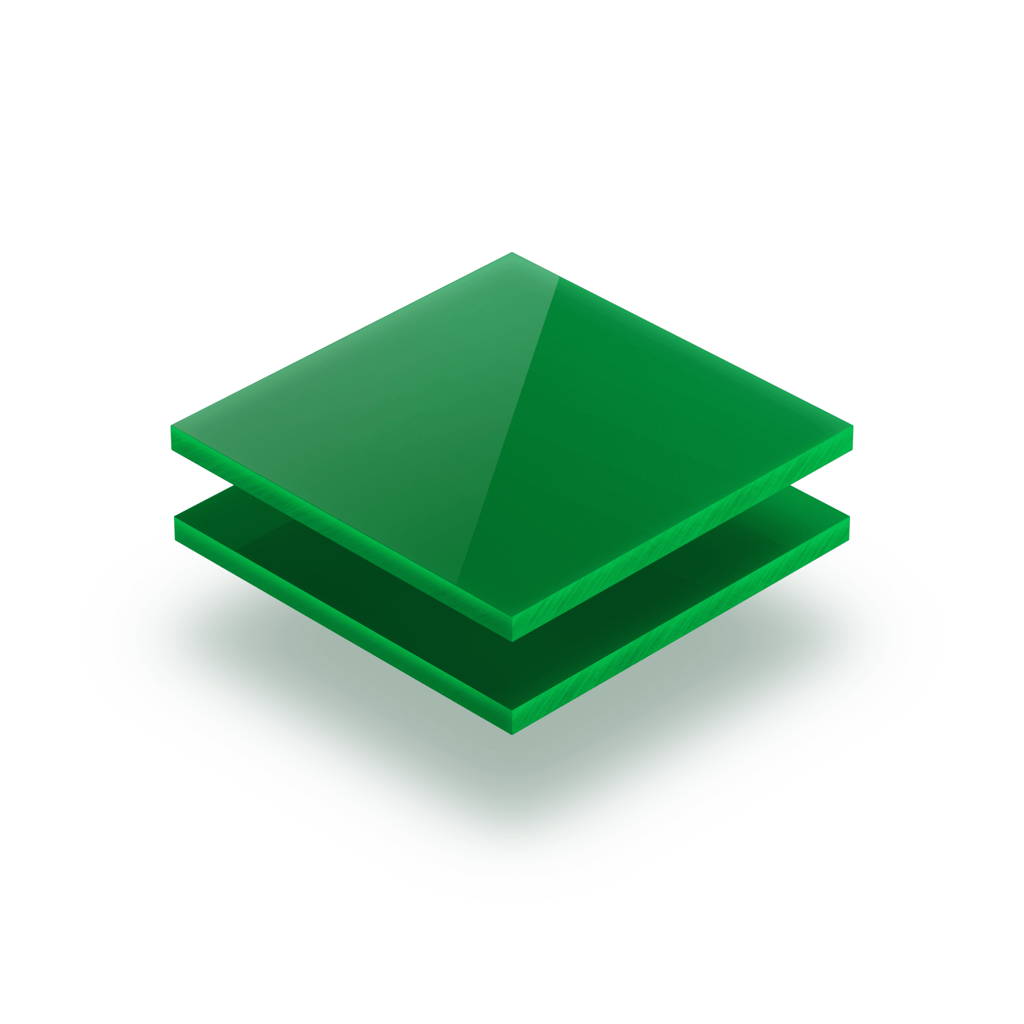 Metacrilato opalino verde