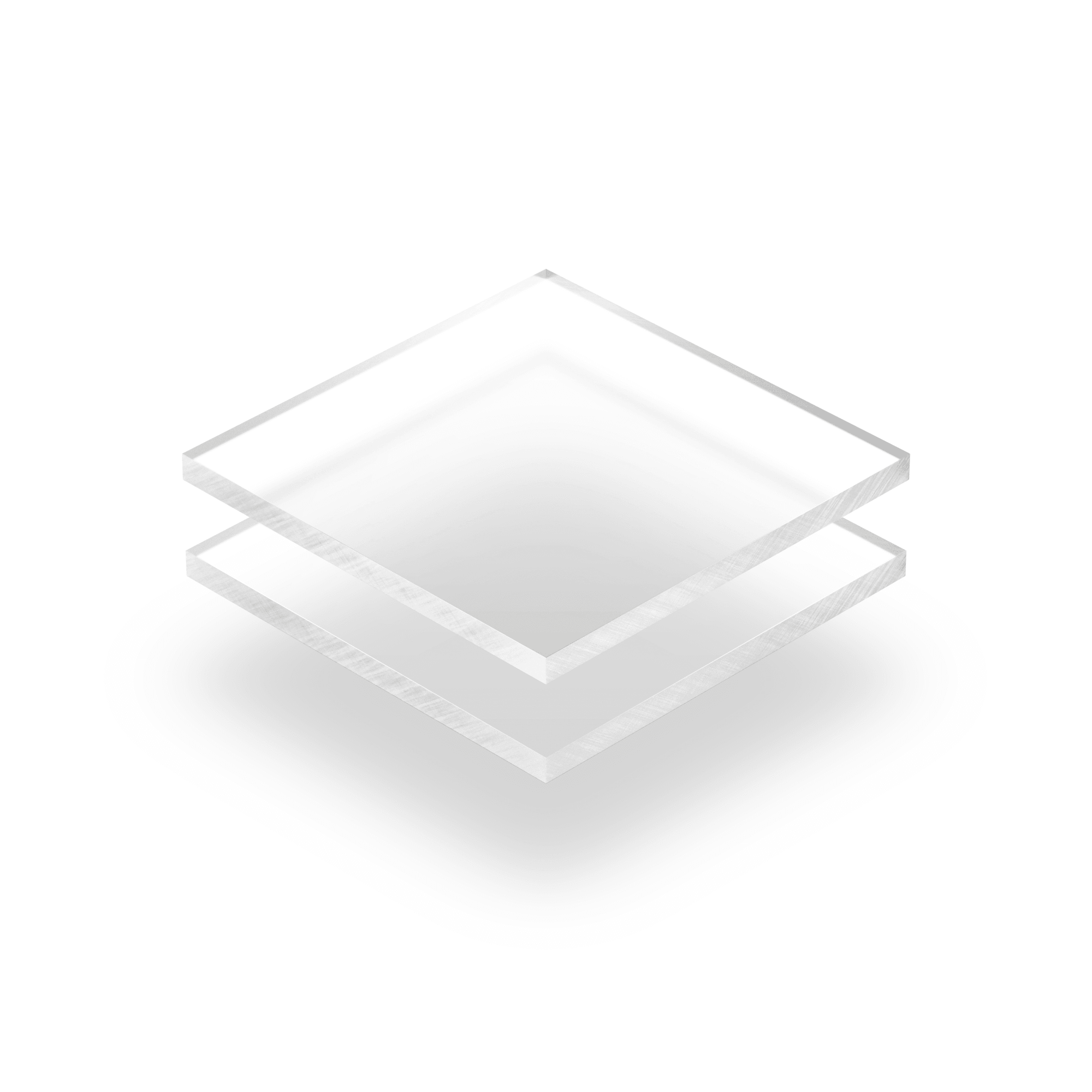 Metacrilato transparente como el hielo