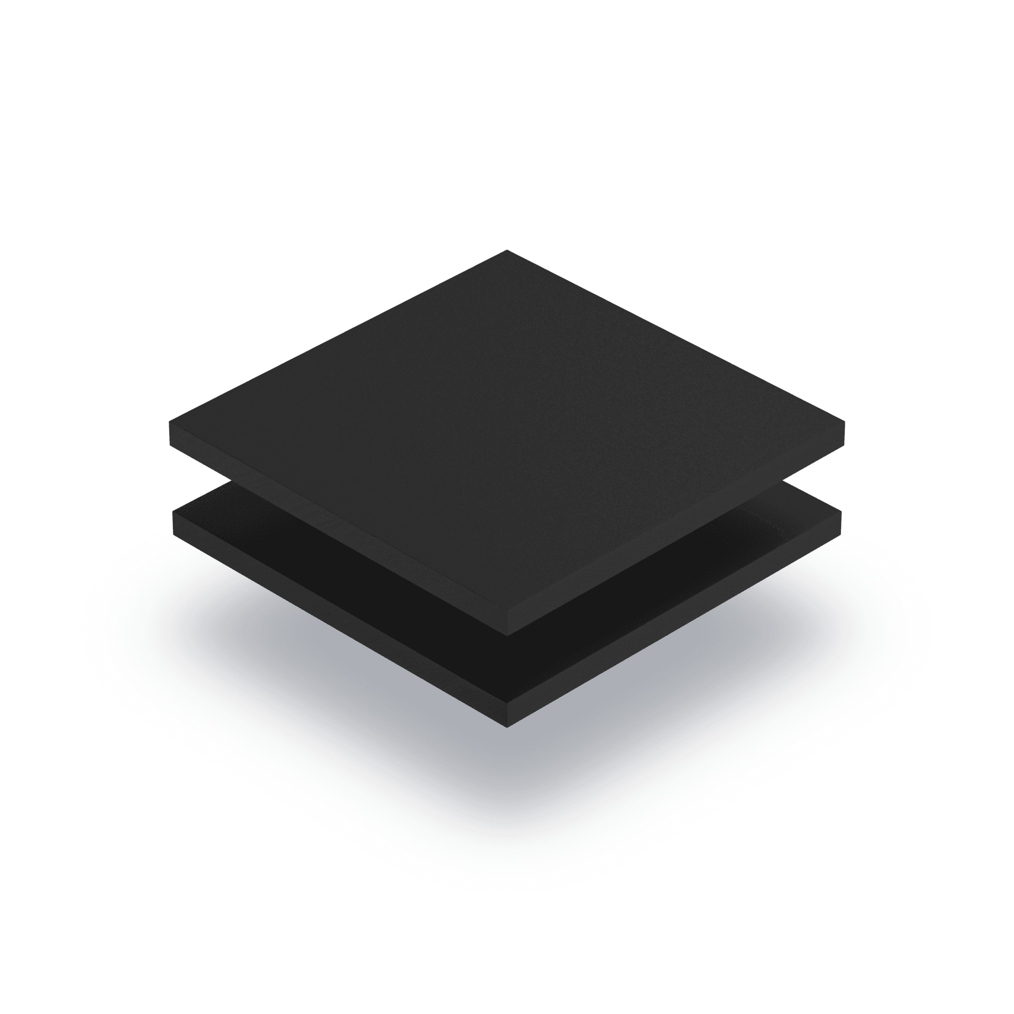 PVC espumado negro RAL 9004