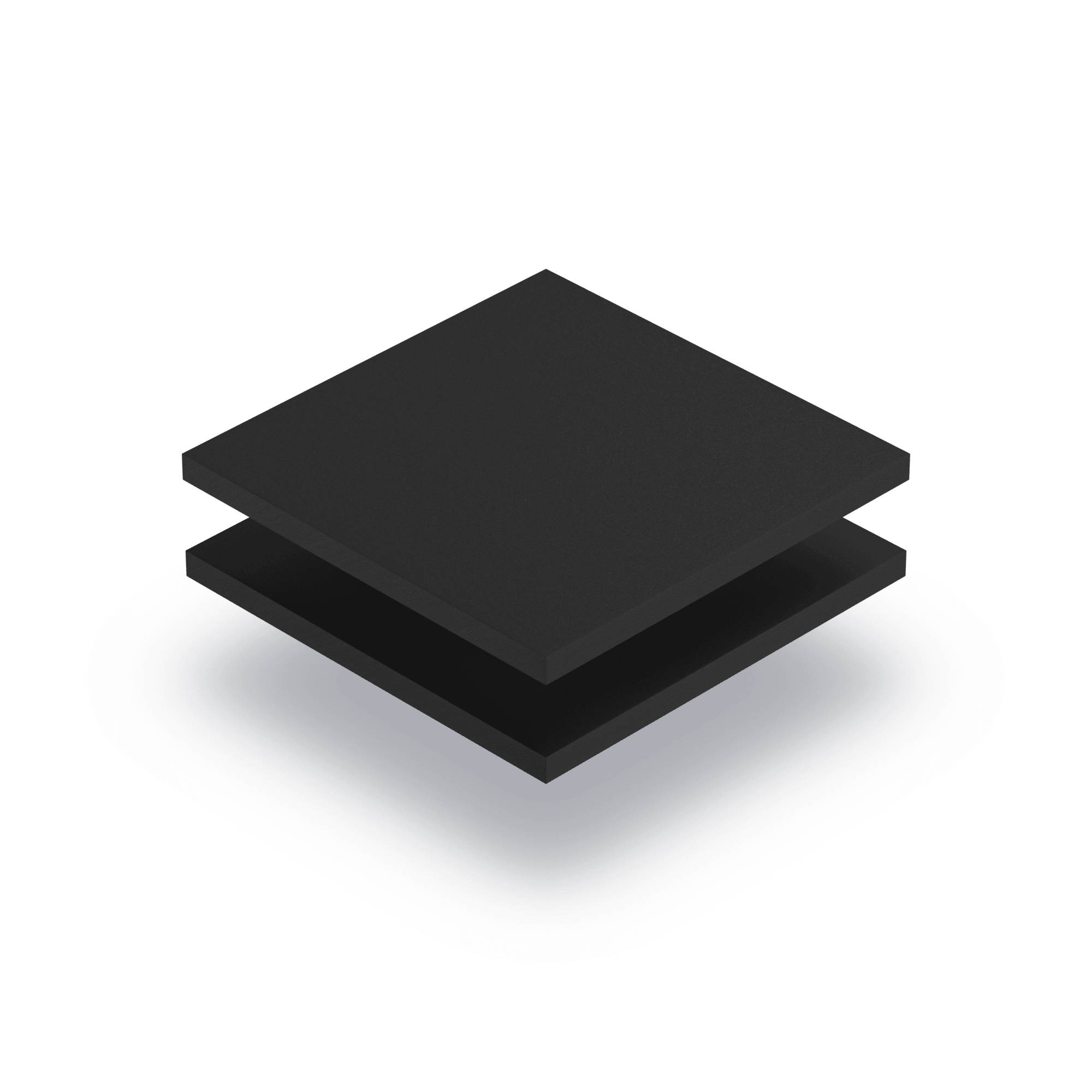 PVC espumado negro RAL 9004