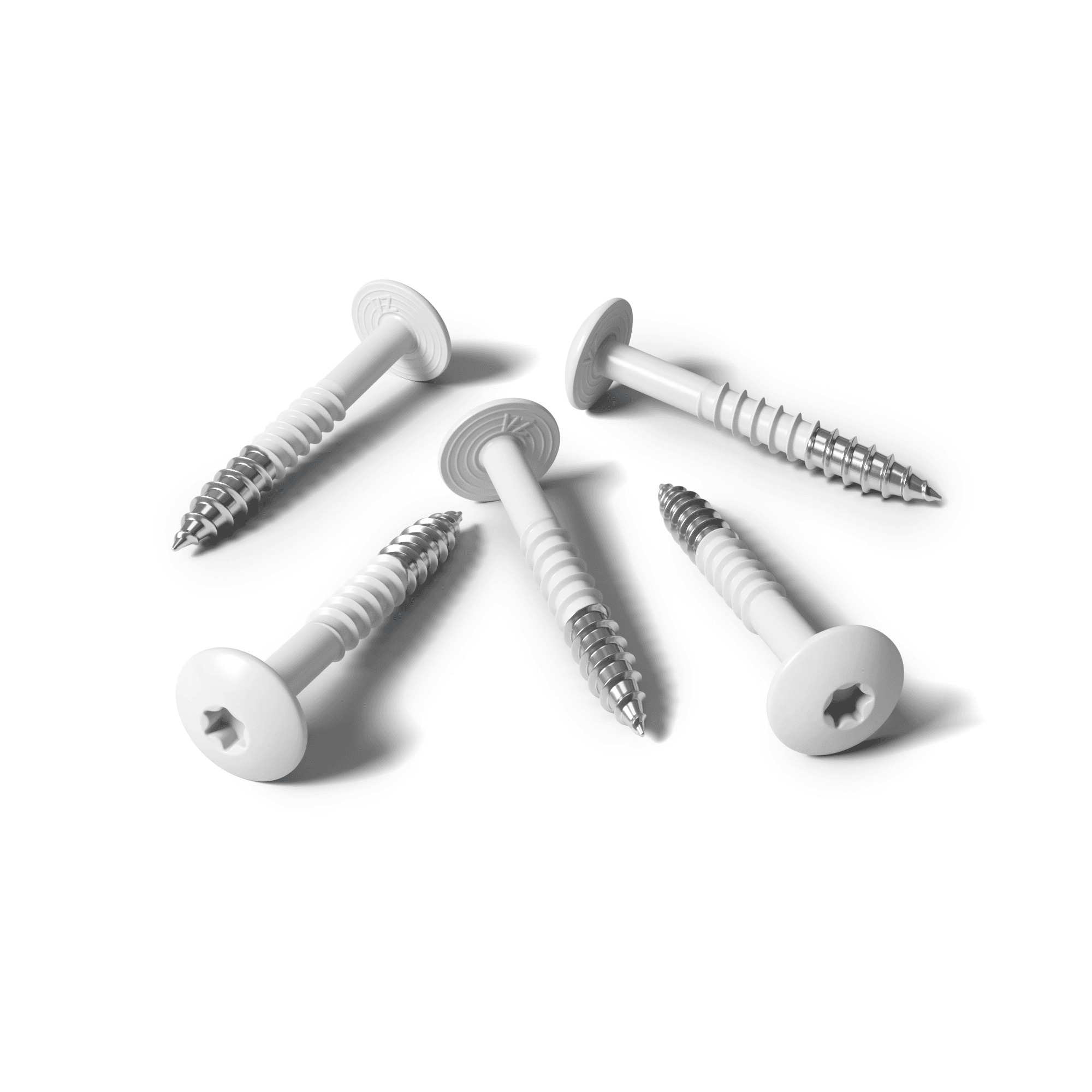 Tornillo HPL blanco RAL 9016