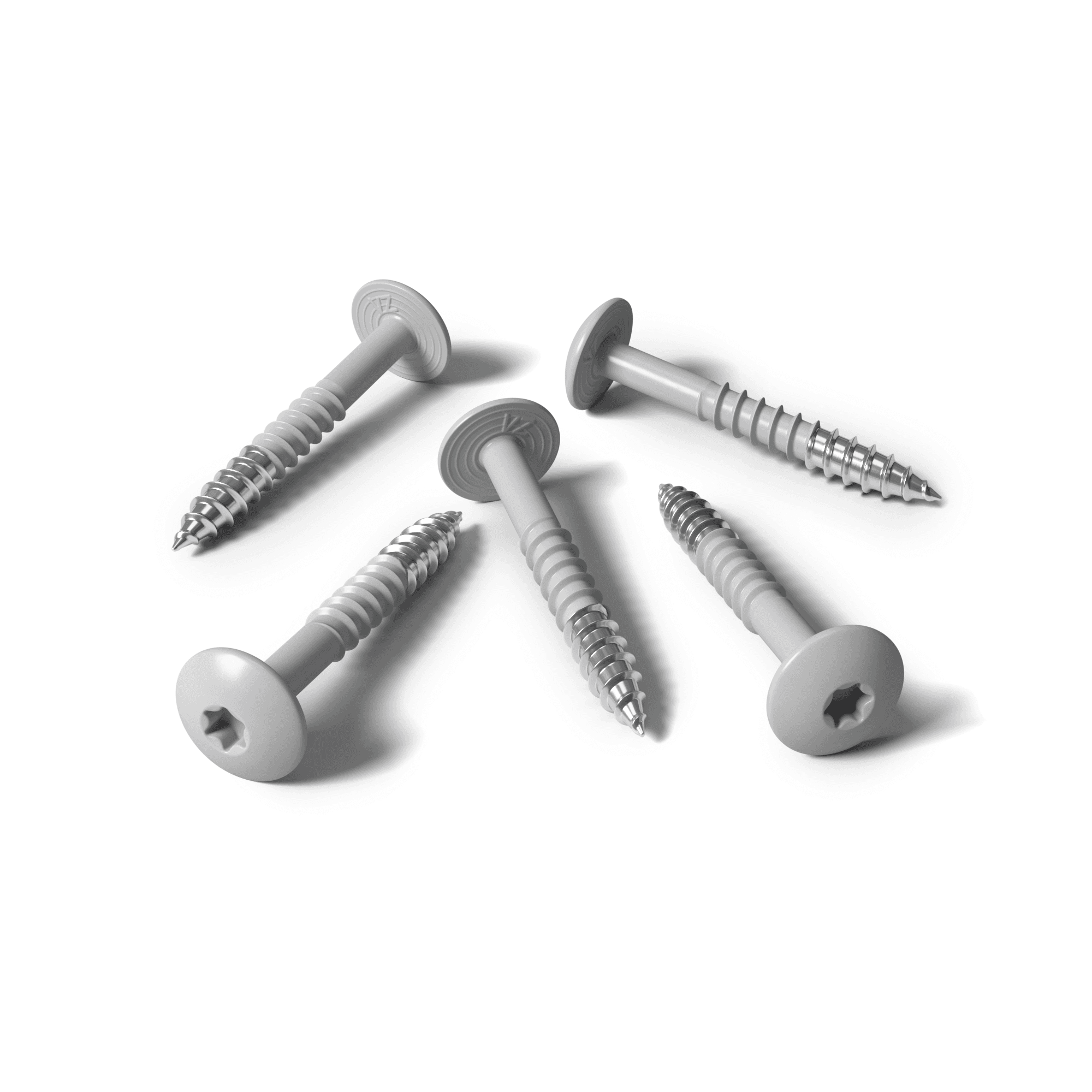Tornillo HPL gris claro RAL 7035