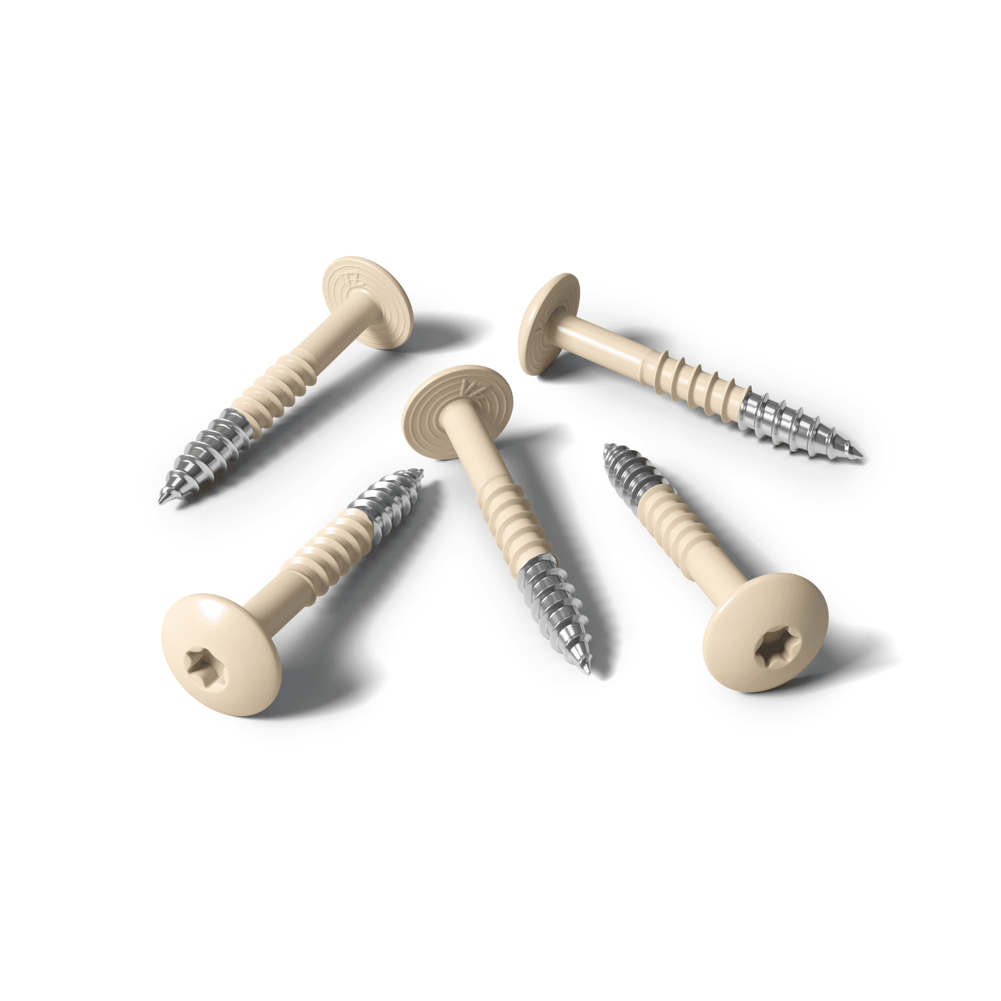 Tornillo HPL marfil RAL 1015