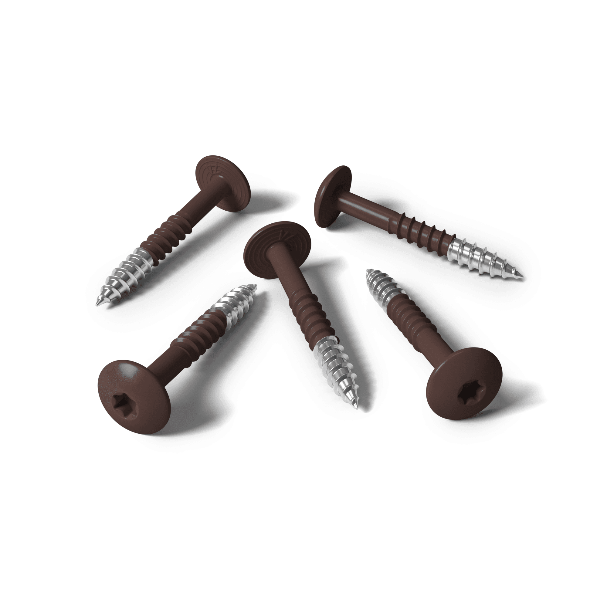 Tornillo HPL marron chocolate RAL 8017