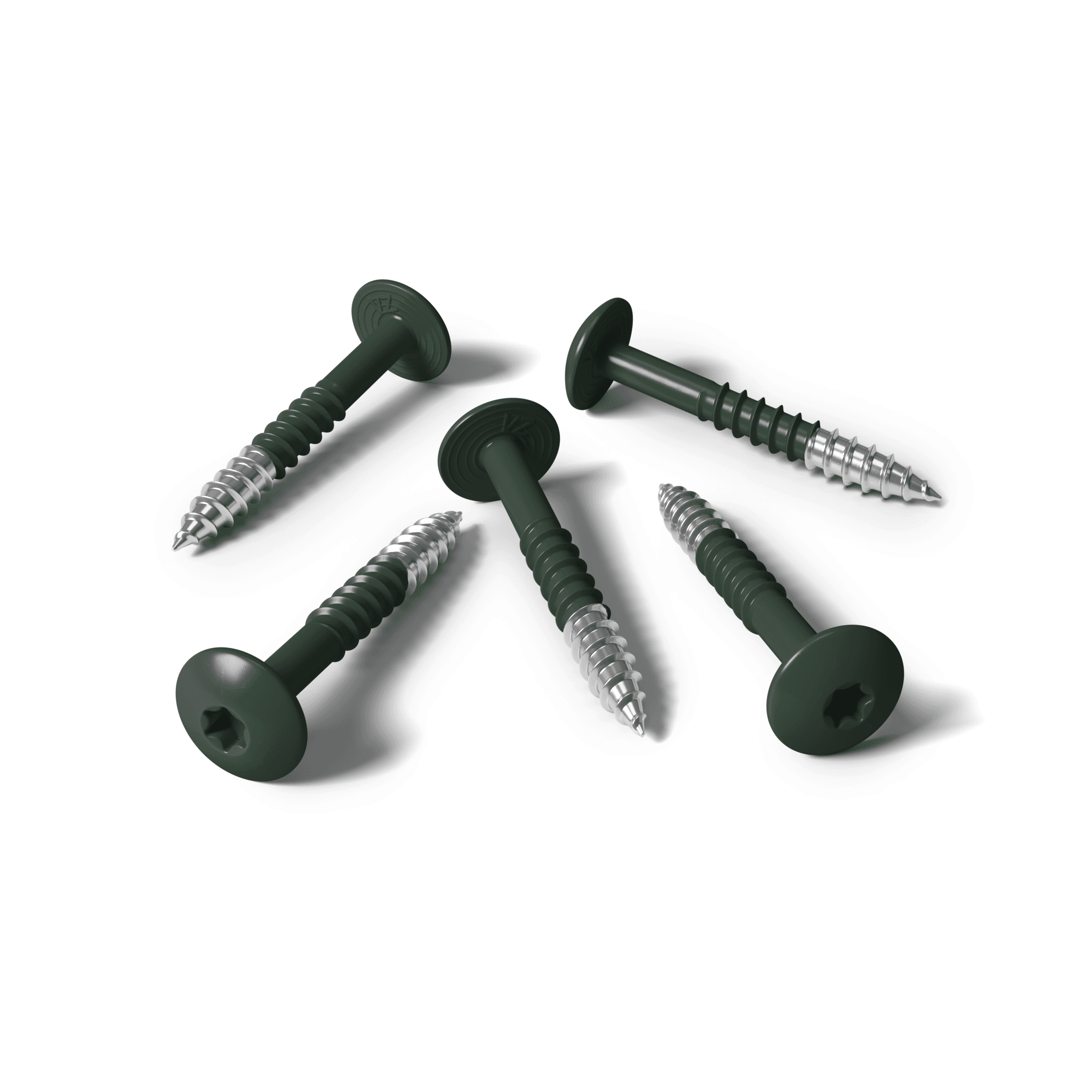 Tornillo HPL pino verde RAL 6009