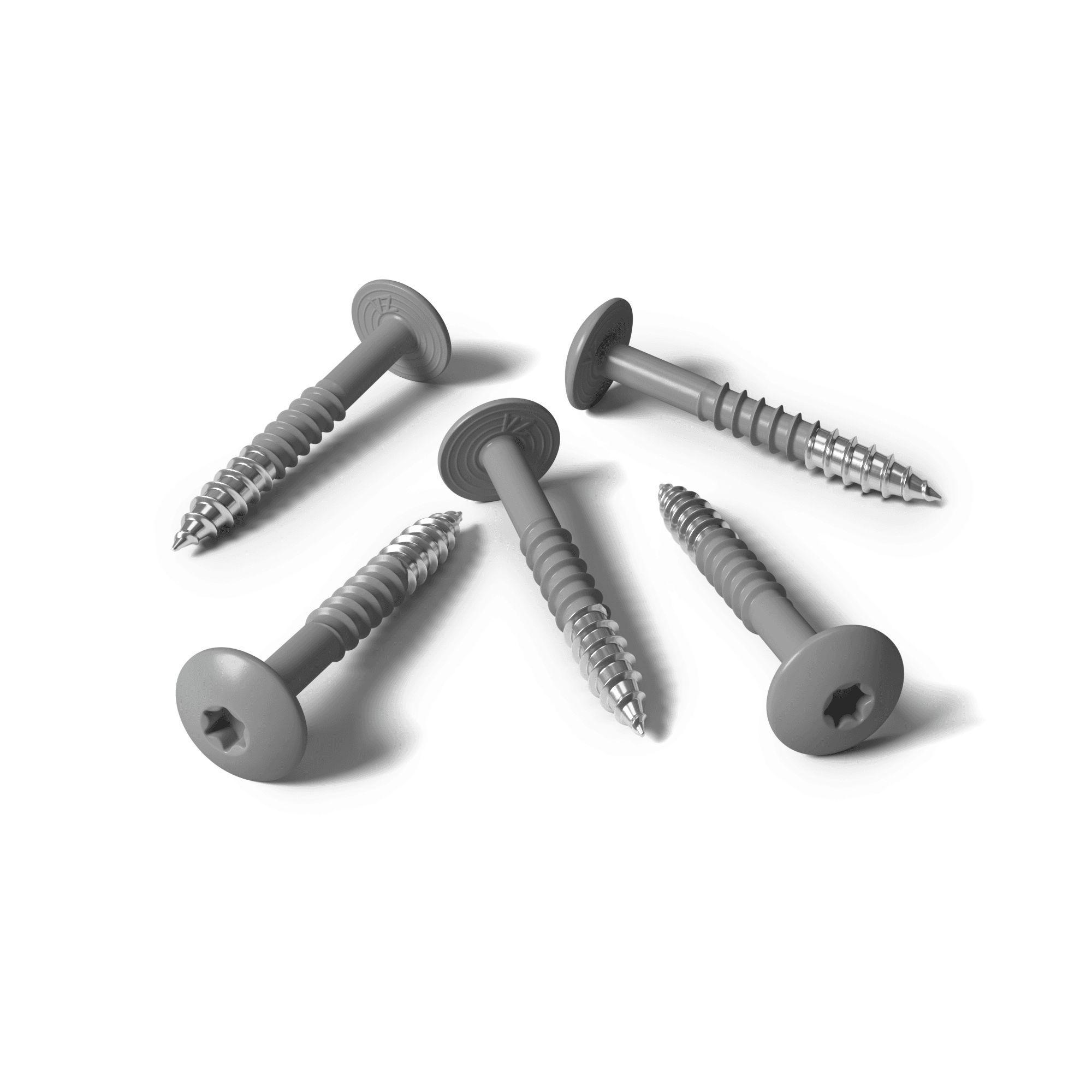 Tornillo HPL polvo gris RAL 7037