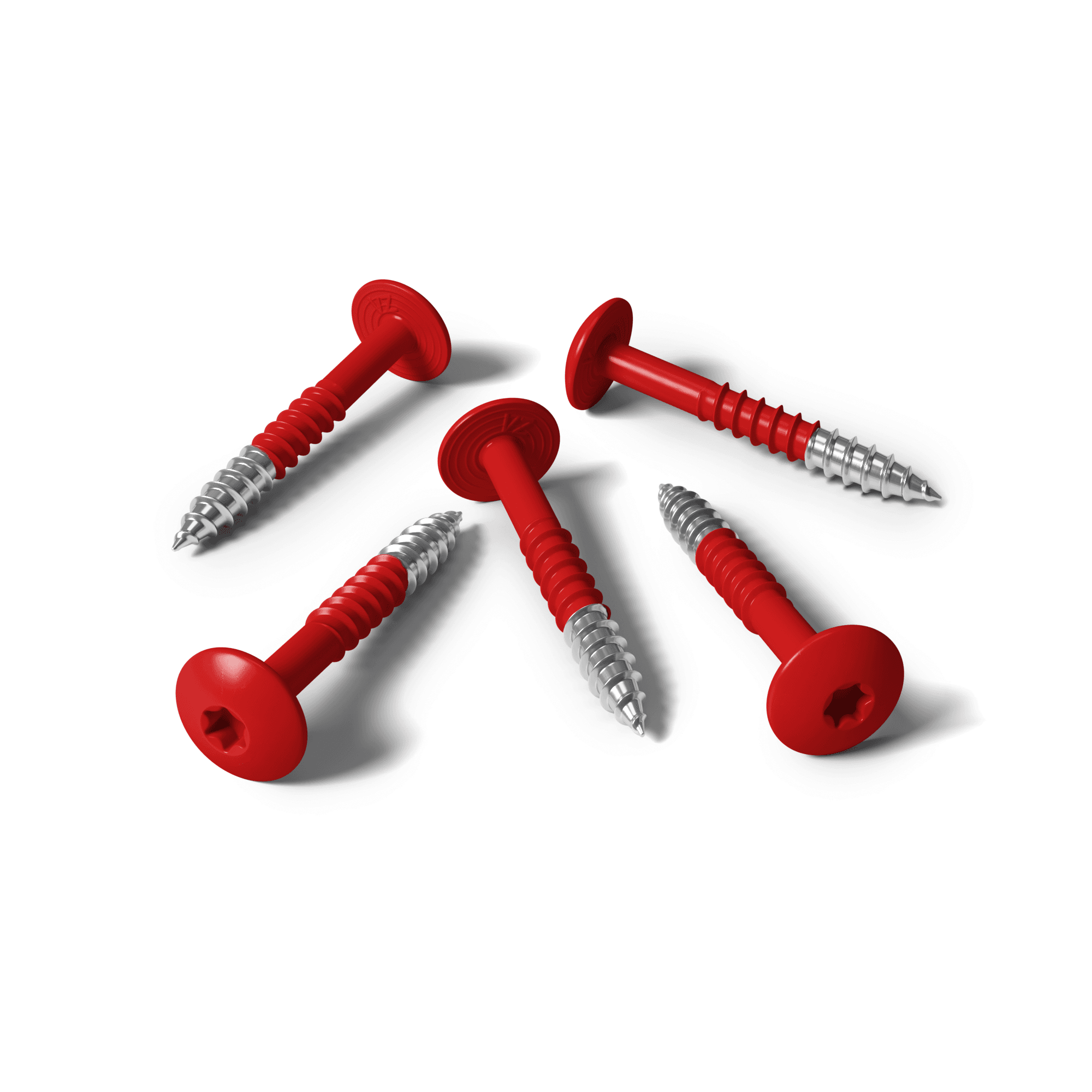 Tornillo HPL trafico rojo RAL 3020