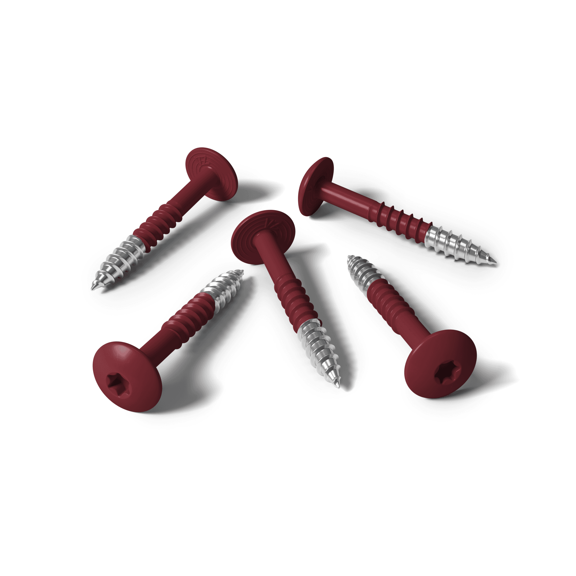 Tornillo HPL vino rojo RAL 3005