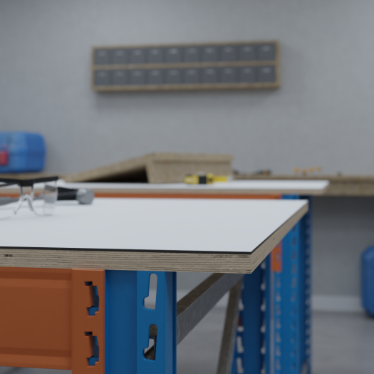 Tablero de plástico para mesa de trabajo | PlanchasdePlástico