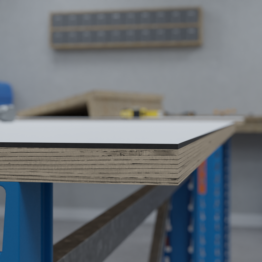Tablero de plástico para mesa de trabajo | PlanchasdePlástico