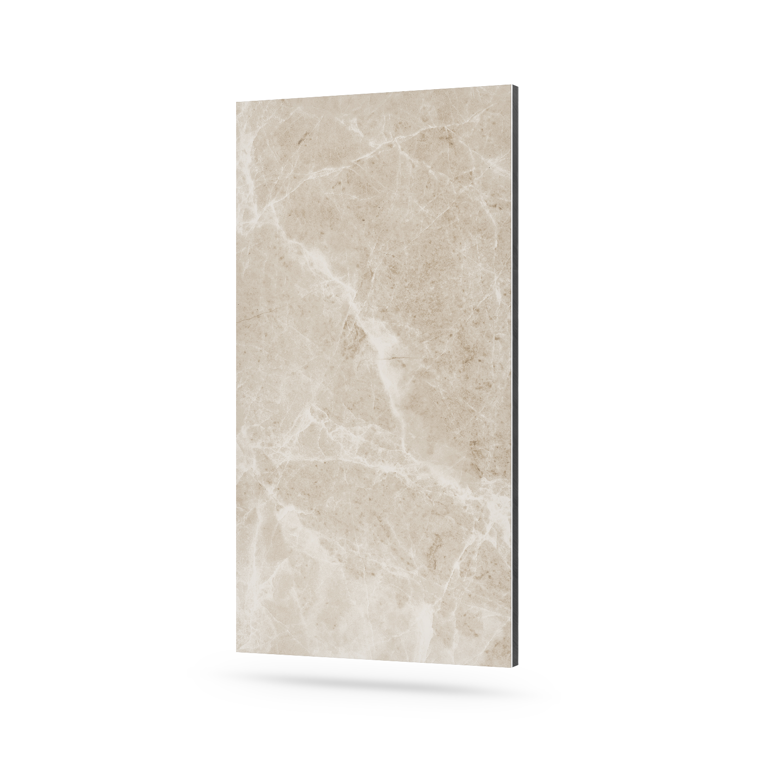 Panel de pared mármol crema mate Alupanel 4 mm