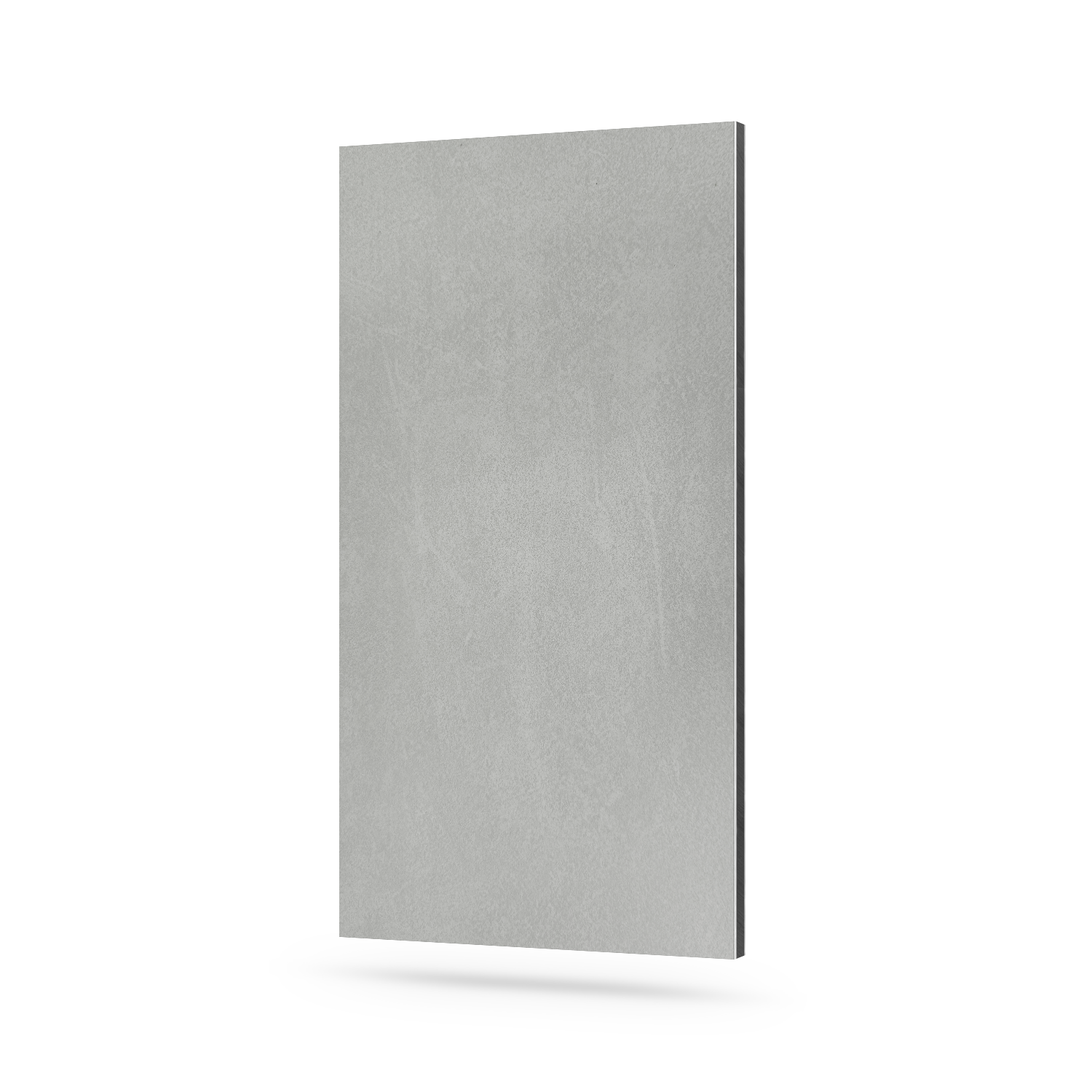 Panel Alupanel gris claro con aspecto de hormigón mate